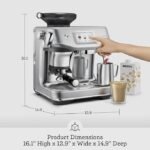 Breville Barista Touch Impress Espresso Machine BES881BSS, Brushed Stainless Steel - Image 4